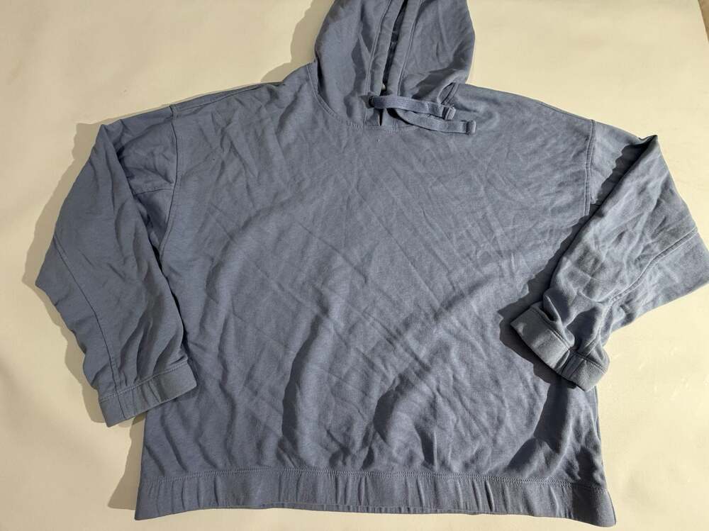 Old Navy Active Hoodie Light Blue Size XL Oversized Cozy Minimalist